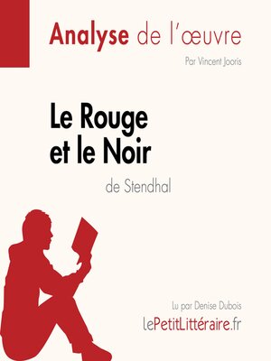 cover image of Le Rouge et le Noir de Stendhal (Analyse de l'oeuvre)